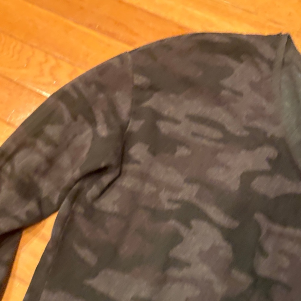 Z Supply Black Camo Sweatshirt - Picture 3 of 5